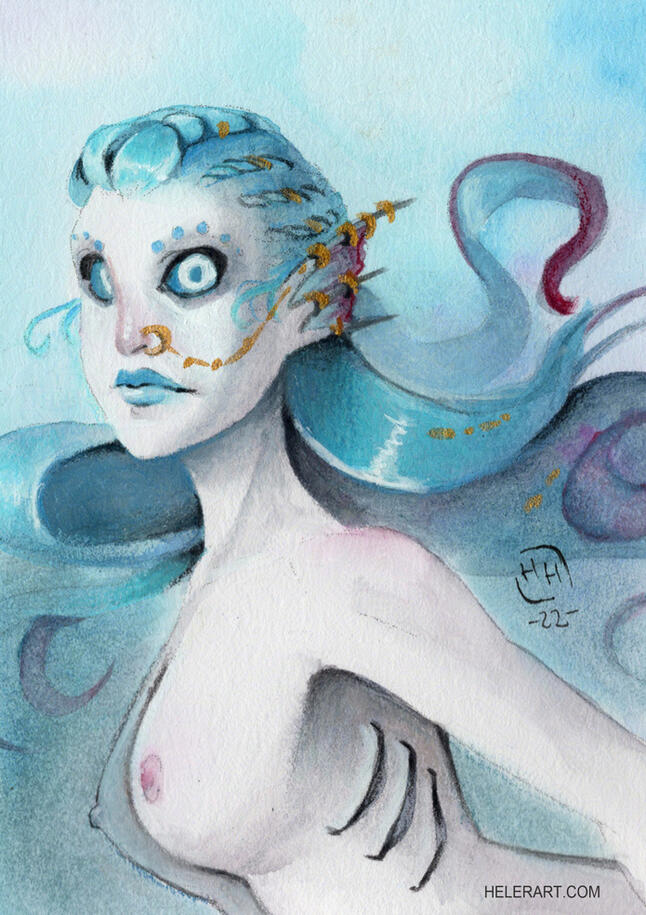 Mermaid portrat Mermaid portrat